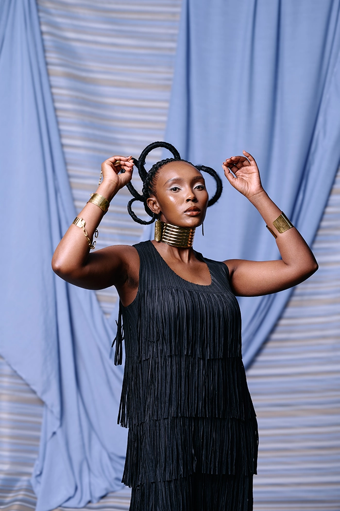 Pleated Fringe Design